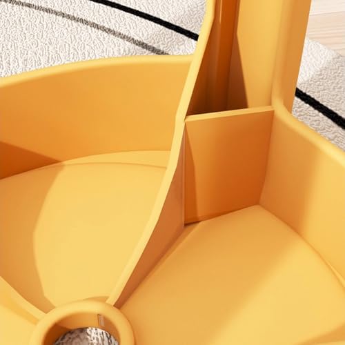 Taburetes de cocina apilables, cómodas sillas de plástico con asiento grande para islas de cocina, restaurantes, cafeterías, salas de espera y fáciles de limpiar - imagen 3