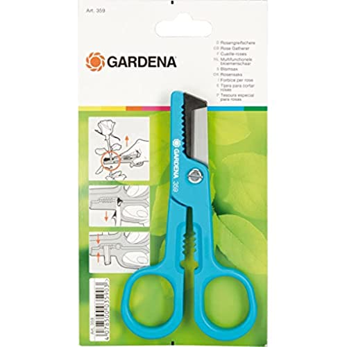 Price comparison product image GARDENA Rose gripping scissors: Practical garden shears for cutting and holding of roses,  with Dornabstreifer