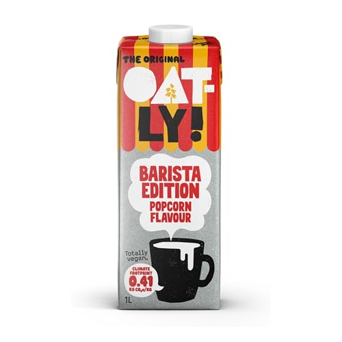Oatly Avena Barista Edition - Sabor de palomitas de maíz, 6 x 1 litro (6 unidades)