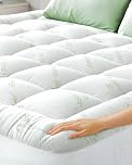 Topper matrimoniale Cloud-Like Comfort - Protezione in viscosa di bambù ultra morbida, traspirante e rinfrescante - 80x190 cm, vestibilità profonda