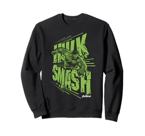 Sweatshirt Hulk Marvel Avengers vêtement col rond imprimé