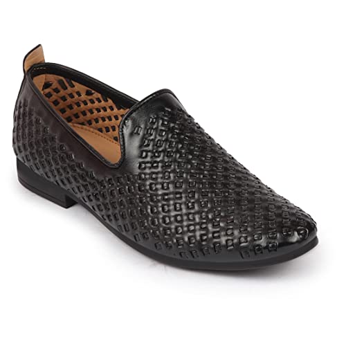 Image of FAUSTO Men's Ethnic Jutis and Mojaris for Occasions|Ethnic|Wedding|Party|Fashion|Outdoor|Lightweight|Shoes with PU Sole