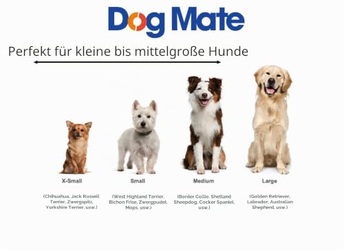 Dog Mate Verriegelbare Hundeklappe für mittelgroße Hunde (215), Braun