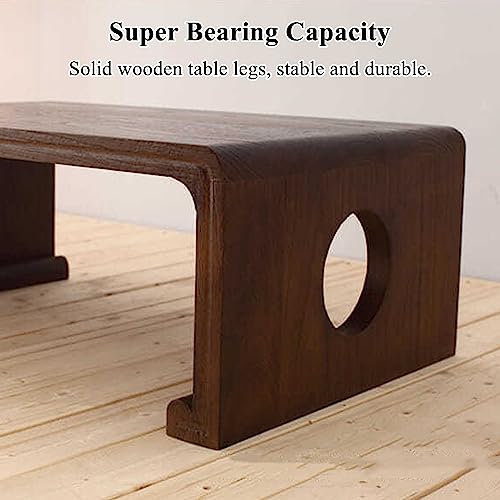 Table à thé tatami japonaise minimaliste pour sublimer les petits salons
