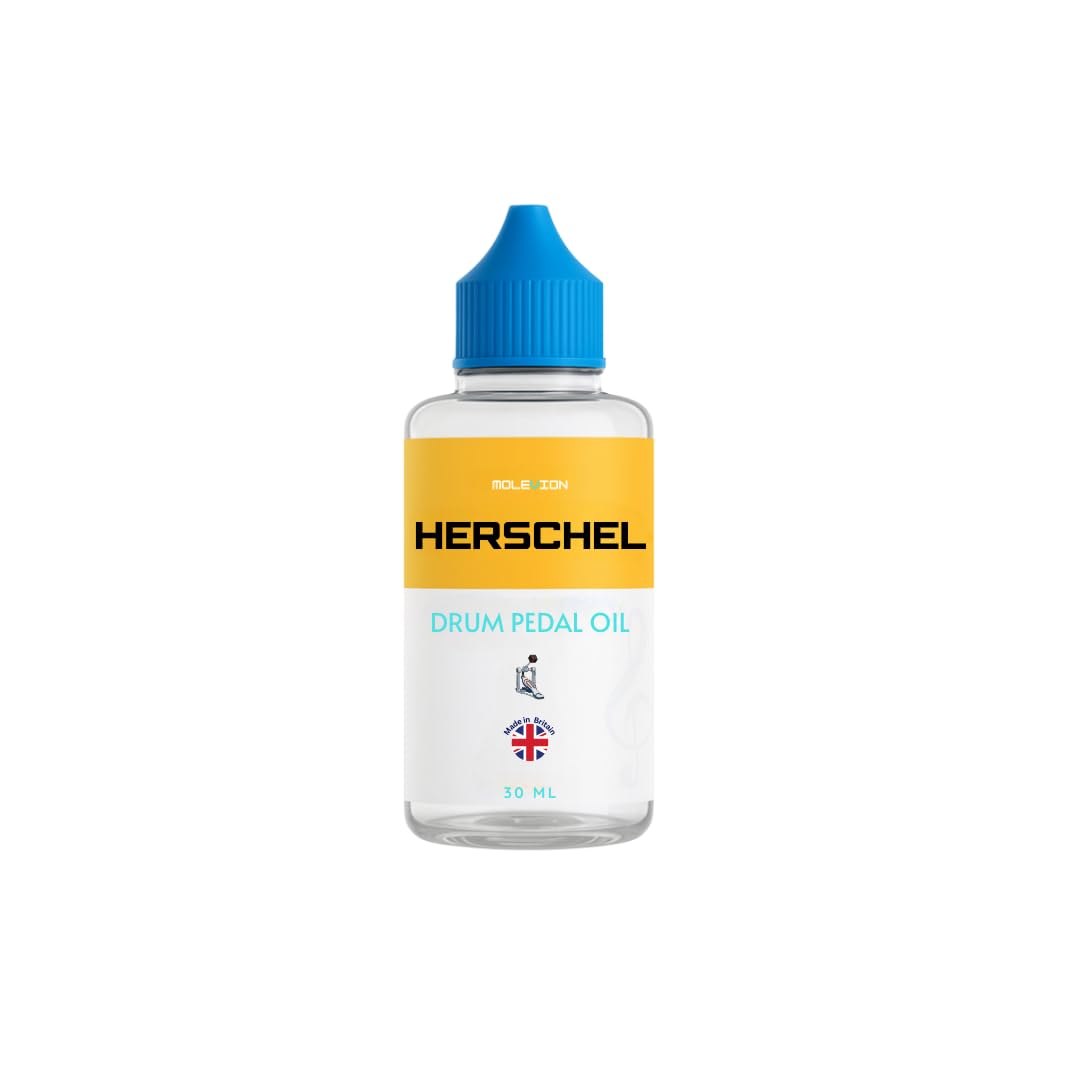 Molevion Herschel Drum Pedal Oil 30 ml | Premium Oil for Kick Pedals, Chains, Hinges, Cams & Hi-Hat Stands – Smooth Action, Low Noise, Clean Drip-Tip