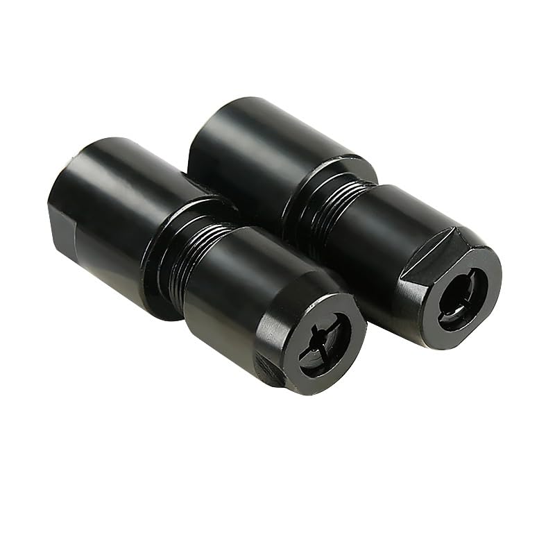 LOZLIN Angle Grinder Modified Adapter 5/8-11 Thread Straight Grinder Chuck Converter Heavy Duty Power Tool Accessory for Grinding Polishing Metalworking, 3/6mm-Black