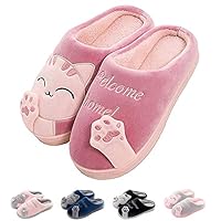 Katzen Pantoffeln Damen - Kuschelig Warm & Rutschfest