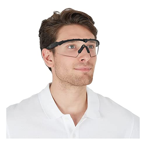 Oakley Mens OO9213 M Frame 2.0 Industrial Rectangular Sunglasses, Matte Black/Clear Polarized, 32 mm - image 6