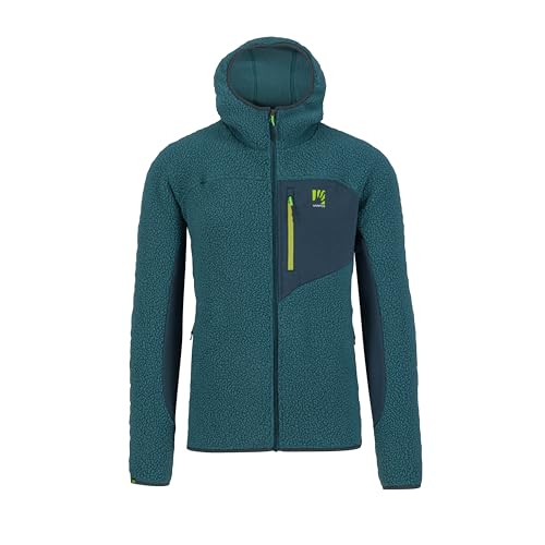 Sudadera Karpos para hombre en tejido forro polar gris con capucha cómoda