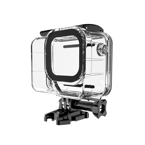 Image of Underwater Housing Case for Insta 360 ACE 2, Clear PC Material, 30M Waterproof, Marine-Grade Steel Buttons, Three-Fold Buckle Lock (YH-ace2)