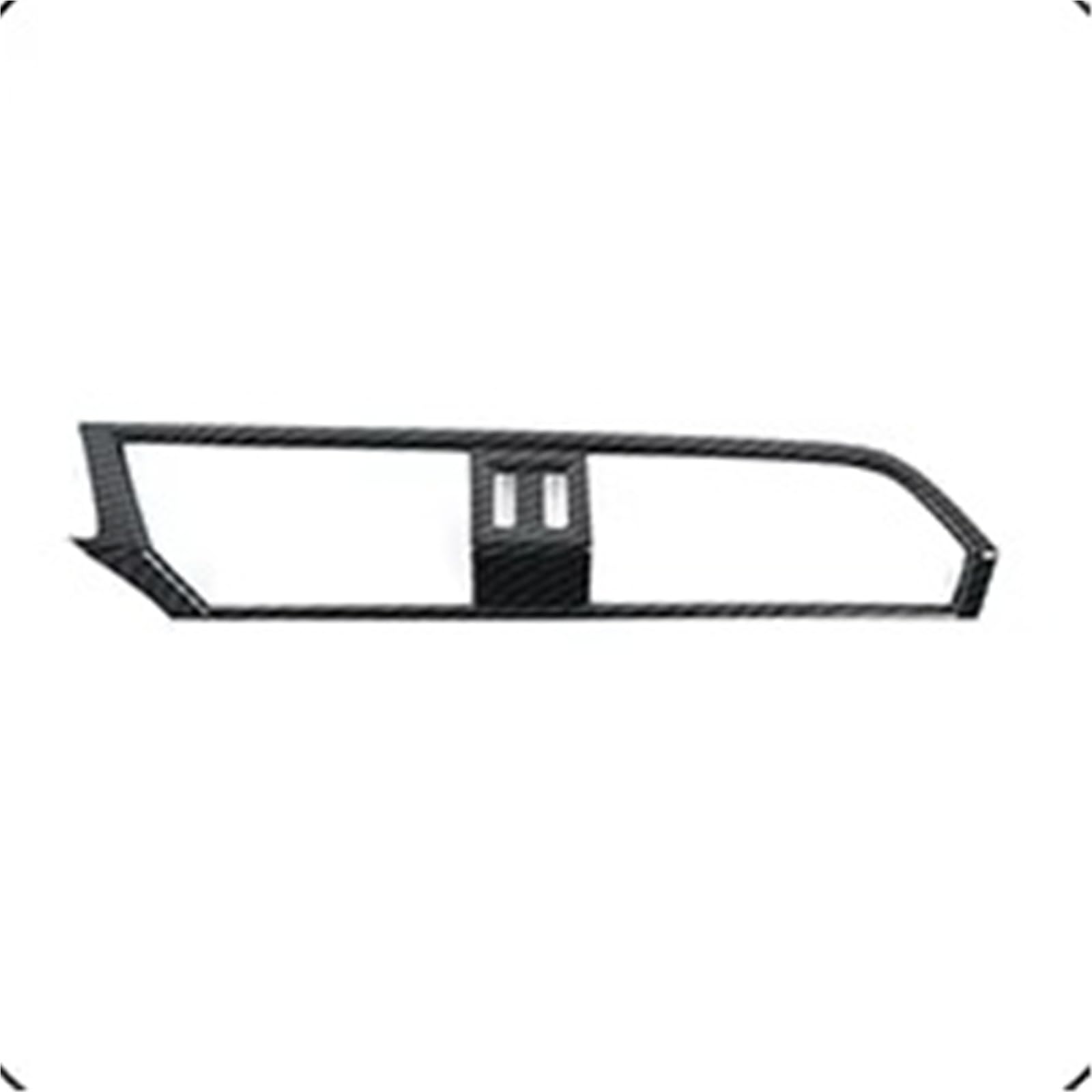 Gear Shift Panel for Q3 2019-2022 for LHD Center Console Air Condition Outlet Vent Decoration Frame Sticker Cover Trim Car Interior(Carbon Fiber Color)