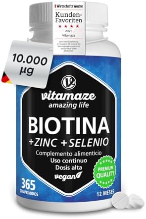 🥇1. Biotina + Zinc + Selenio: el clásico que nunca falla