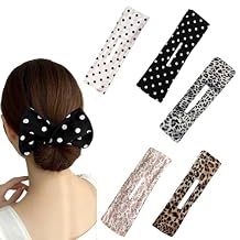 5 Pcs Hair Bun Maker Hair Twist Bun Maker Twists Clip Makers For Womens Kids Accessories Makers Twist Clips Lazy Curler Maker,Messy Long Thick Or Thin