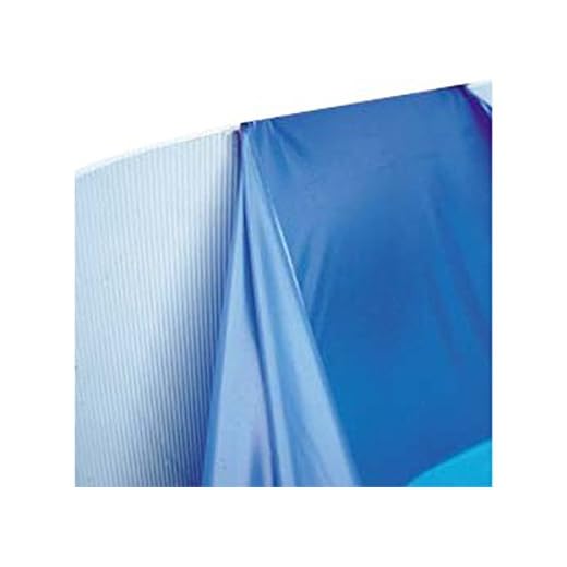 Gre Fsp400 - Liner Para Piscinas Redondas, 400 X 90 Cm (Largo X Alto), Sistema Overlap, Color Azul