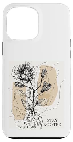 Stay Rooted ���p�� �~�j�}���X�g �{�^�j�J�� ���C���A�[�g �t���[���� �X�}�z�P�[�X iPhone 13 Pro Max �p