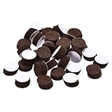 Taille parfaite pour les espaces restreints : mesurant 10 mm de diamètre et 5 mm d'épaisseur, ces patins ronds en feutre sont parfaits pour les petits pieds de meubles et les points de contact étroits au sol