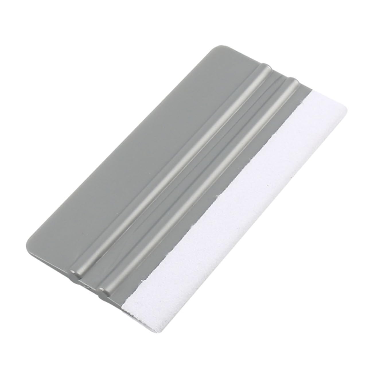 Abaodam 3sets Car Film Application Tool Set Grey Plastic Scraper with Felt Edge Smooth Edge for Applying Protective Tinted Films Auto Windows Without Damaging Paint 2pcs*3