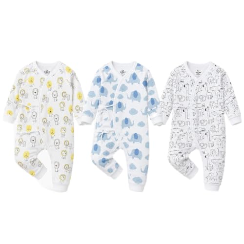 Image of The Mom Store Baby Romper Jabla Style Combo For Boys And Girls | Cotton | Soft Infant Bodysuit | Trendy Stylish Sleepwear For Newborn Baby | Printed | Unisex Comfortable Everyday Baby Wear