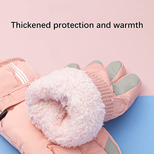 BTSEURY Luvas de esqui impermeáveis quentes para o inverno, luvas de esqui, luvas grossas de inverno