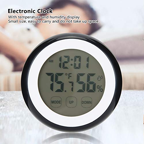 Reloj digital con higrómetro de pared que controla el clima en casa 8