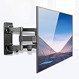 ADJUSTABLE OPTIMAL VIEWING: + 3 / -3 ° Tilt, +/- 45 ° schwenkbar (Maximaler Schwenkwinkel variiert je nach TV-Größe) für maximale Betrachtungs Flexibilität.Wählen Sie den perfekten Winkel auf den Bildschirm von überall im Raum zu sehen.Nach der Installation Pegeleinstellung ermöglicht das Fernsehgerät auf Ebene perfekt.