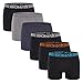 Produktbild Gomati Herren Seamless Pants (6er Pack) Nahtlose Boxershorts aus Microfaser-Elasthan - Black Grey Mix M