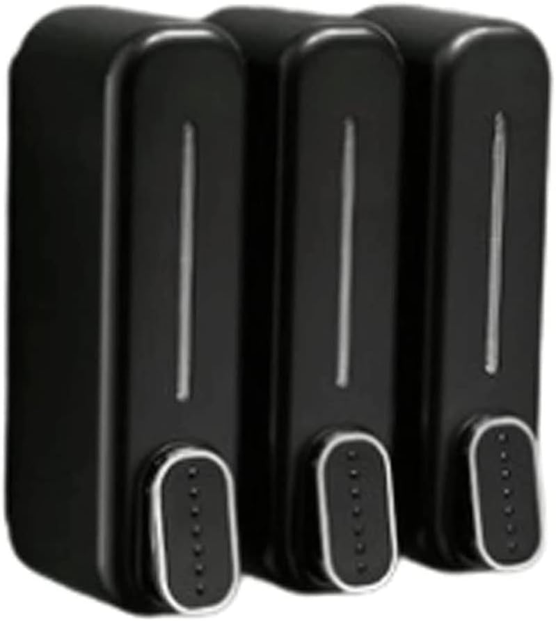 Shower Shampoo Dispenser Refillable Liquid Soap Dispensers Manual Soap Pump Wall-Mounted Hand Soap Bottle for Bathroom