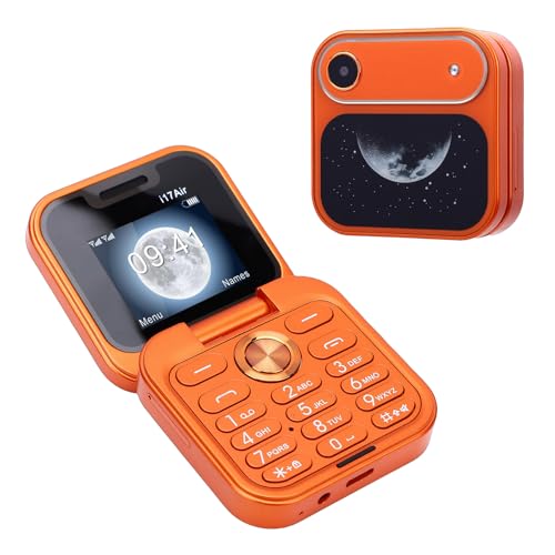 Yanmis Téléphone à Clapet débloqué, Téléphone Portable GSM Double SIM avec Prise Bluetooth 4.0 3,5 Mm, Gros Boutons, Haut-Parleur, Numérotation à Une...