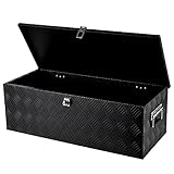 ✅ 【GERÄUMIGEN INNENRAUM】- größe: großes format – 76 × 33 × 25,4 cm, kapazität 64 liter; kleines format – 56 × 33 × 25,4 cm, kapazität 47 liter. die aluminiumkiste verfügt über einen geräumigen innenraum zur aufbewahrung ihrer werkzeuge, zubehör oder ausrüstung.