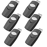 6 for 10 Pin Multicode Gate Door Opener Remote Control,10 Dip Switch,Compatible with 10 Digit Multi-Code Garage Door Opener Control Transmitter,308911 3070 3060 1089,300MHZ