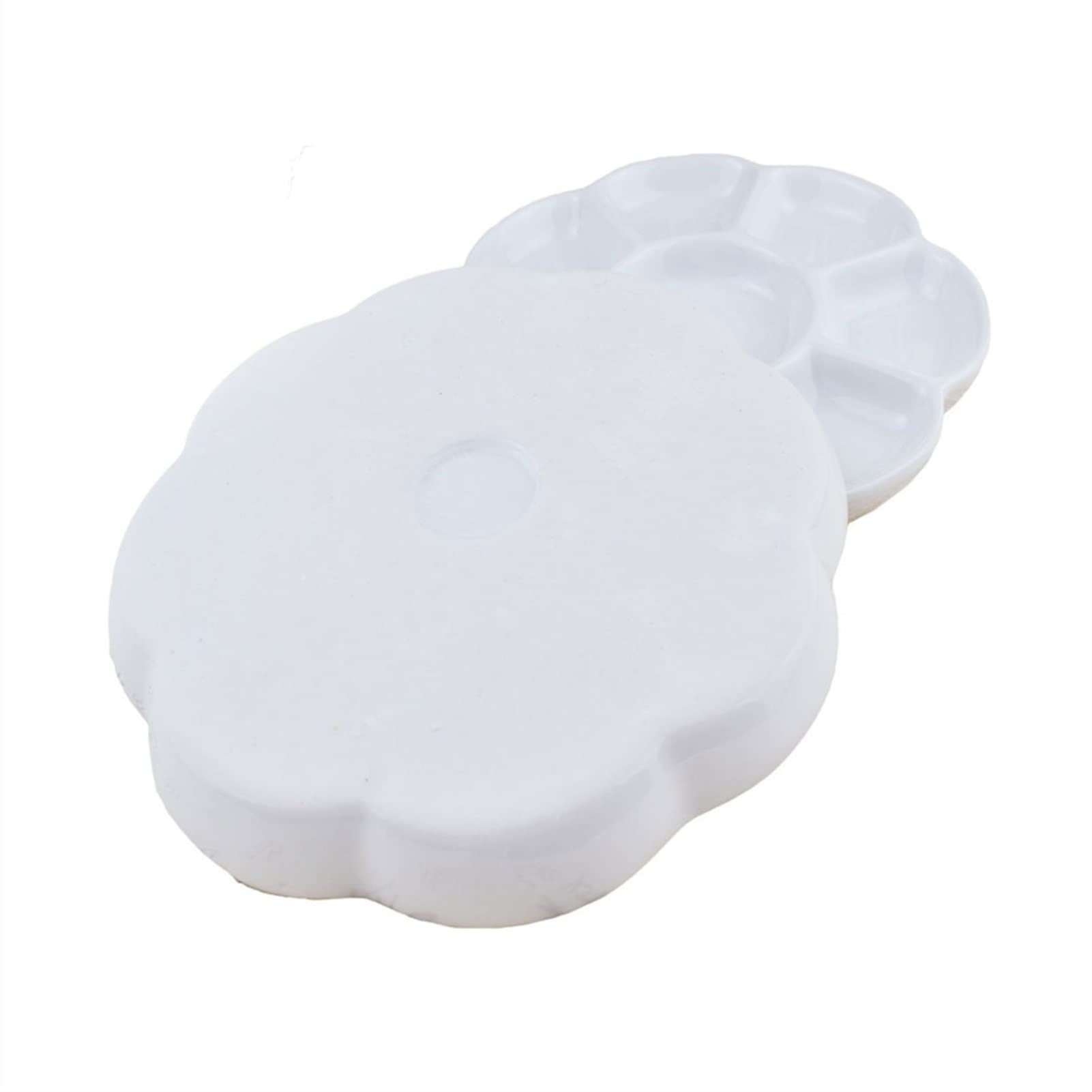 8-calowa Ceramiczna Paleta Akwarelowa, Biała Paleta Artysty, Odpowiednia Do Malowania Olejnego, Akwareli, Tacki Do Mieszania Gwaszu