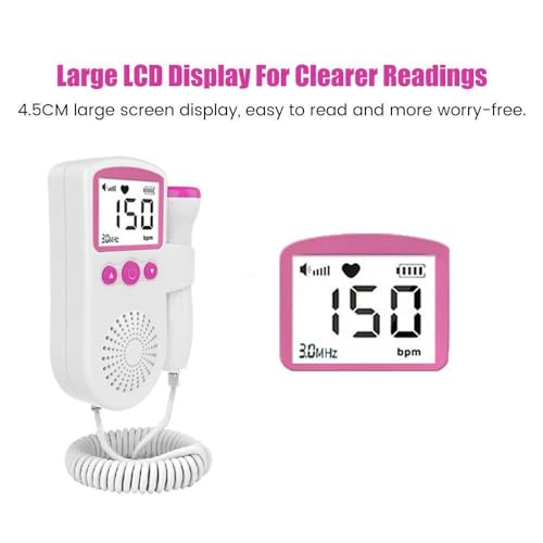 Monitor Fetal Frequencia Cardiaca Doppler Ultrassom Ouvir Batimentos Bebe
