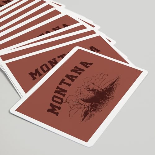 Lantern Press Montana Baraja de 52 cartas póker miniatura 5
