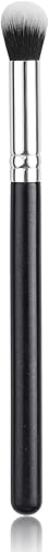 Cepillo corrector Cabezal de cepillo de pelo sintético con mango de madera negro