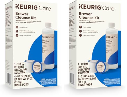 Keurig Brewer Cleanse Kit For Brewer Descaling and MaintenanceIncludes Descaling