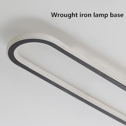 Plafonnier LED moderne et ultra mince de 60cm blanc avec une télécommande intuitive