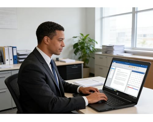 HP Notebook 17.3" HD+ AMD Athlon Silver 3050U 8GB RAM 1TB HDD miniatura 3