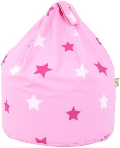 Cotton Pink Stars Bean Bag Large Size