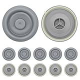12x Karosseriestopfen Gummistopfen 40mm – wasserdichte Karosseriestopfen für Unterboden, Chassis & Kofferraum, wasserdichte Unterbodenstopfen für VW Audi, Kofferraumabdichtung (Grau)