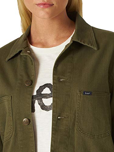 Lee Women's Chore Jacket, Olive Night, X-Small #TOP3