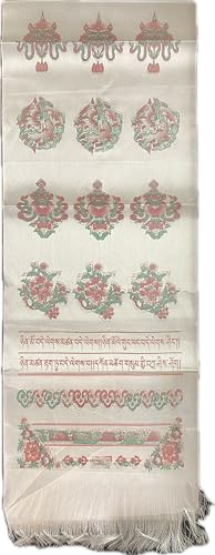 Karma Handicrafts Tibetan Buddhist Prayer Offering Silk Khada Khata Khatak Auspicious Scarf Nepal2