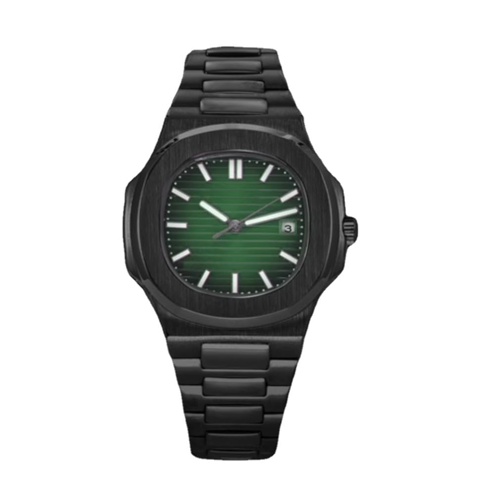 NO Logo FAI DA TE Refitting Orologio Da Polso Meccanico Moda Orologio In Acciaio Solido Calendario Automatico PVD SS NH35 Movimento Orologi per Uomo 41MM