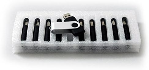 10 1 GB Flash Drive - Bulk Pack - USB 2.0 1GB Swivel Design in BLACK