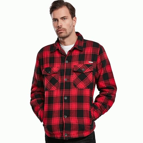 Image of Brandit Men's Lumber Jacket Black /Blue