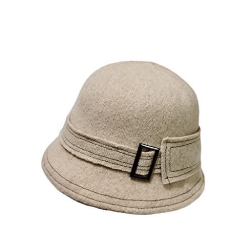 Chapeau de style gentleman vintage pour femme douce protection contre le froid
