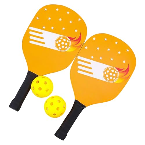 Pagaies de pickleball légères et compactes : coffret sport avec 2 balles