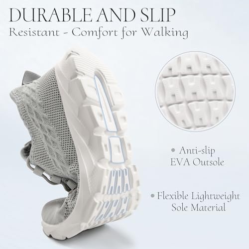 Image of Sneakers for Men Running Shoes Lightweight Tennis Walking Athletic Gym Workout Casual Summer Slip on Slippers