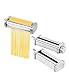 Pasta Maker Attachments Set ，Compatible For All KitchenAid Stand Mixer, Including Sheet Roller, Spaghetti Cutter, Fettuccine