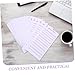 FUNOMOCYA 60pcs Portable Budget Cards Practical Daily Budget Planner Sheets for Home Organization Expense Tracking