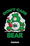 Notebook - Don't Care Bear: Weed Notepad